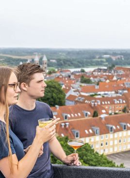 Bobler over Viborg - udsigt fra peak 12