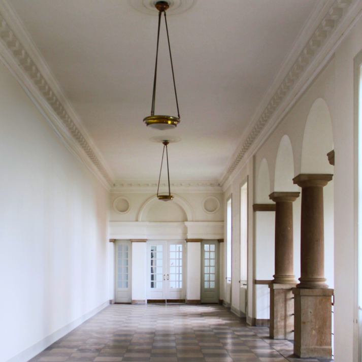 Foyer på 1. sal af tidligere Vestre Landsret  inden ombygningen til Museum Wibergis